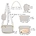 UTO Small Crossbody Bags for Women 3 in 1 Trendy Belt Purse Fashion Designer Mini Cute Sling Fanny Chest Pack