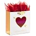 Hallmark Signature Large Valentine's Day Gift Bag with Tissue Paper (Glitter Heart)