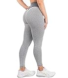 ➺「Blickdicht Bubble Textured Leggings」Scrunch Leggings mit stylischer Wabenstruktur ist absolut im Trend in Tiktok! Auch wenn du gerne mal bewundernde Blicke fängst und anderen den Kopf verdrehst, blickdichte Webart, perfekter Sitz und Squat-Test Bestehen sorgen bei allem was du tust dafür, dass du perfectly in shape nur das zeigst, was du willst. Be cheeky, wild & wonderful!