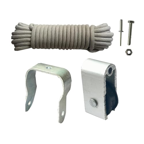 Kit de polea para escalera extensible: repare su sistema con cuerda de 12m 6