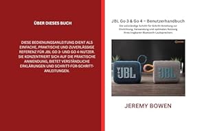 JBL Go 3 & Go 4 – Benutzerhandbuch: Die vollständige Schritt-für-Schritt-Anleitung zur Einrichtung, Verwendung und optimalen Nutzung Ihres tragbaren Bluetooth-Lautsprechers