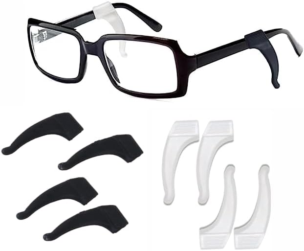 HASTHIP® 10 Pairs Glasses Ear Grip Silicone Eyeglasses Temple Tip