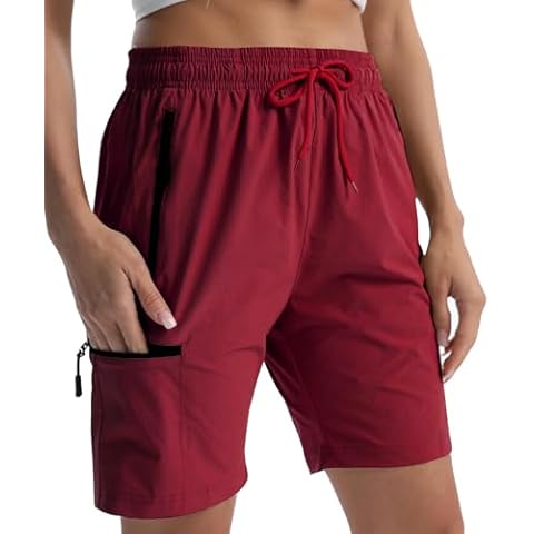 EBANKU Women's Lightweight Hiking Cargo Shorts Cover