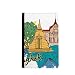 Produktbild beatChong Thailand Bangkok Aquarell-Pass-Halter Travel Wallet Abdeckungs-Fall Karten-Geldbeutel