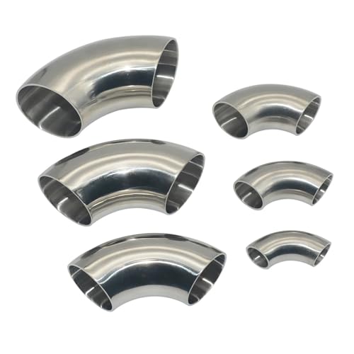Coude de soudage 90 degrés inox 51 mm raccord tube acier inoxydable