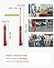 VEVOR 4 Ton Hydraulic Long Ram Jack, Cherry Picker Ram with Single Piston Pump, Manual Engine Hoist Cylinder with Handle and Flat Base, for Garage & Engine Lifting, Red