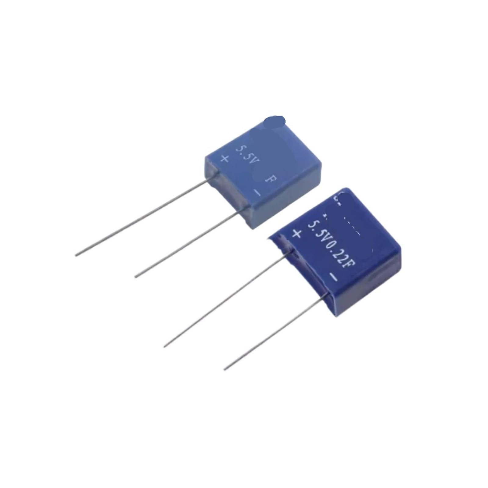 Condensateurs 5.5V 0.22F et 0.1F pour réparer un module RTC qui perd l'heure