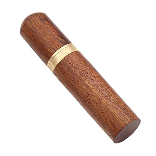 Porta Agujas de Madera, Mini Tubo de Palillo de Dientes Portátil Agujas de Coser a Mano Tubo de Almacenamiento Caja de Caja de Madera, Organizador de Costura Organizador de Agujas Artesanía Cover