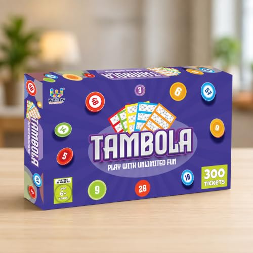 Image of Webby Tambola Fun Family Boardgame | Travel | Indoor | Party Board Game for Kids and Adults