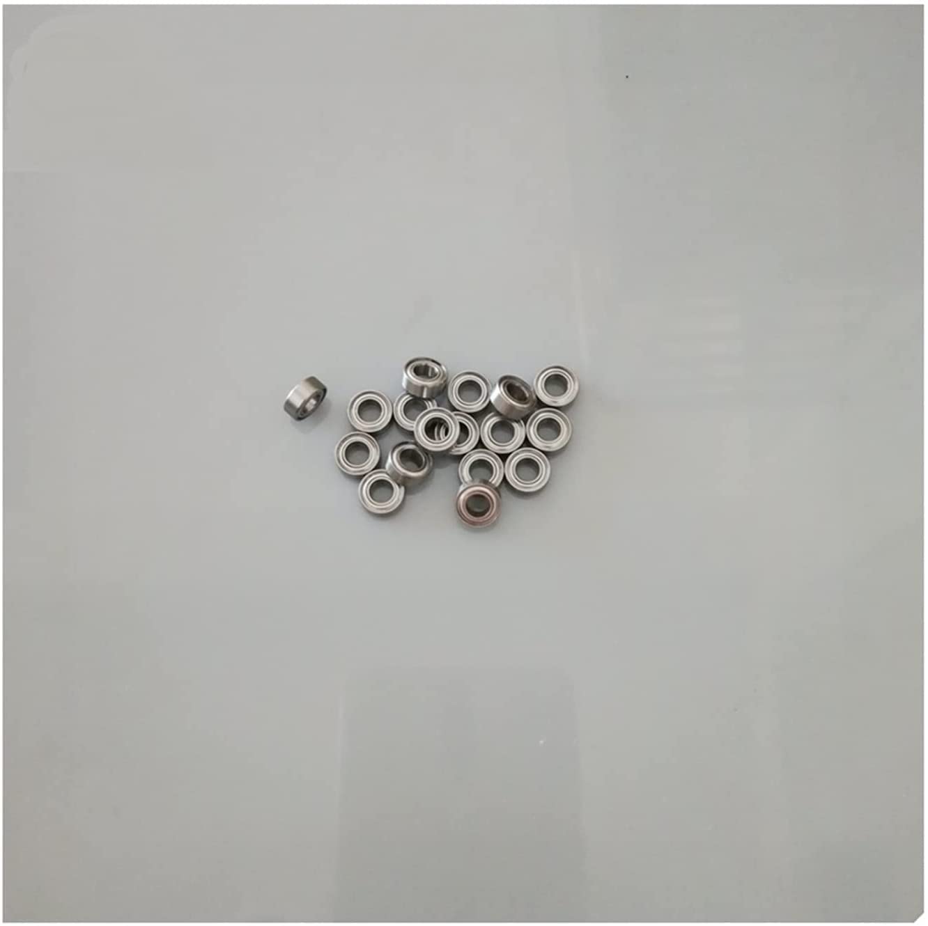 DAHSLNWKN 10Pcs SMR84ZZ CB Air Bearing 4x8x3mm ABEC-7 Stainless Steel Hybrid Ceramic Bearing Dry Ocean Fishing Reels MR84