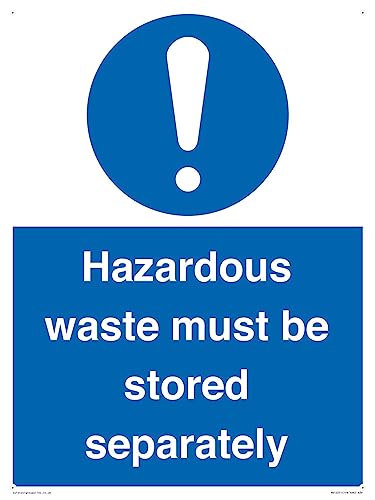 Panneau A3P Hazardous Waste 300x400 mm pour isoler les polluants