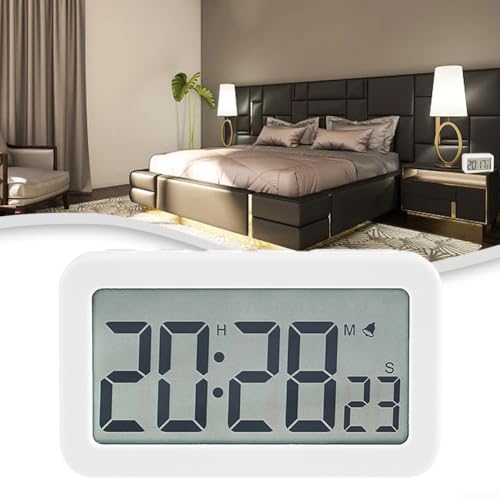 Reloj despertador digital LED multifunción, visualización de 12 horas a lo largo de 24 horas, temporizador para el hogar, cuenta regresiva, repetición y función de oficina para dormitorio compatible - imagen 7