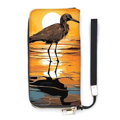 Portefeuille long cuir synthétique fin blanc pour ranger toutes vos cartes
