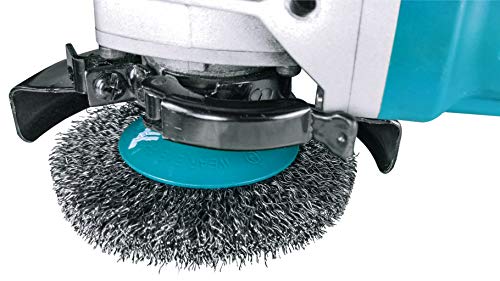 Makita 1 Piece - 4.5" Crimped Wire Wheel Brush For 5-9" Grinders - Light-Duty Conditioning For Metal - 4-1/2" X 5/8-Inch | 11 Unc #TOP4