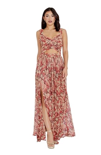 Dress the Population Women's Mirabella Fit and Flare Maxi Dress