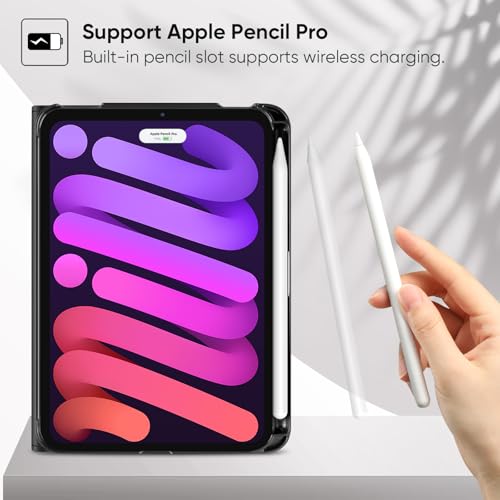 Fintie Folio-Schutzhülle für iPad mini 6 2021, Multi-Winkel, Smart Stand Cover mit Stifthalter und Tasche… – Ansicht 4