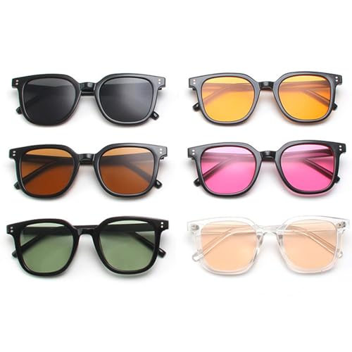 Lunettes de soleil de style rétro détails rivets de décoration chic - 2