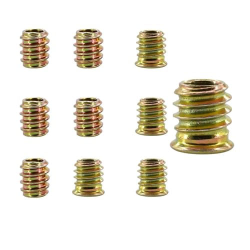 M4 M5 M6 M8 M10 �Ƌ�i�b�g���������Z�p�h���C�u�C���T�[�g�i�b�g T �^�C�v�؍H�ؐ��C���T�[�g�i�b�g�e�[�u���f�X�N�`�F�A�x�b�h Nutsert(Zinc Iron (10Pcs),M8x15mm)