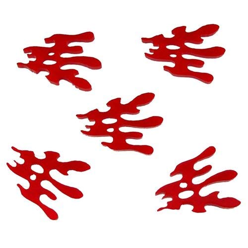 LITKO Game Accessories Blood Spray Tokens, Red - 5 Pack