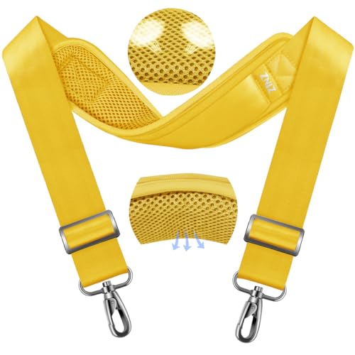 Image of ZINZ 79.5 inch Universal Strap with Ultra-Thick Fixed Breathable Pad - Adjustable Heavy-Duty Shoulder Strap for Laptop, Crossbody, Luggage, Gym, Camera Bag and More - Y01E01