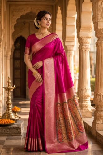 KASHI BUNKAR zari woven silk saree – image 2