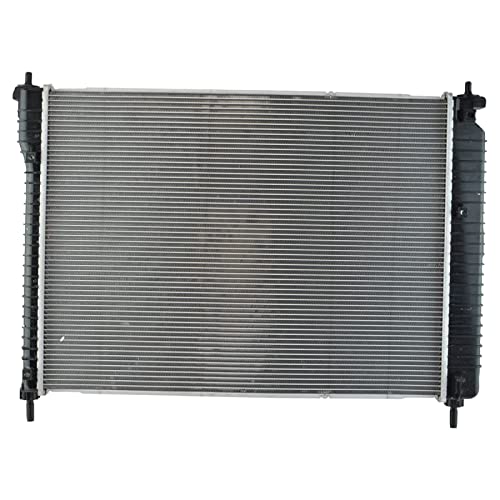 image for TRQ Radiator Assembly Aluminum Core Plastic Tank Cross Flow Compatible