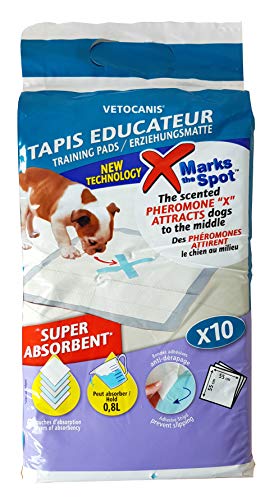 Vetocanis 477000 Tapiz Absorbente Perro Gato 55 x 55 cm - 10 Unidades