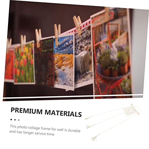 Abaodam 2Pcs Woven Photo Folder Woven Wall Hangings Large Macrame Wall Hanging Hangers To Decorate Wall Collage Picture Frames Wall Photo Collage Frame Macrame Picture Hanger Photo Holder #TOP4