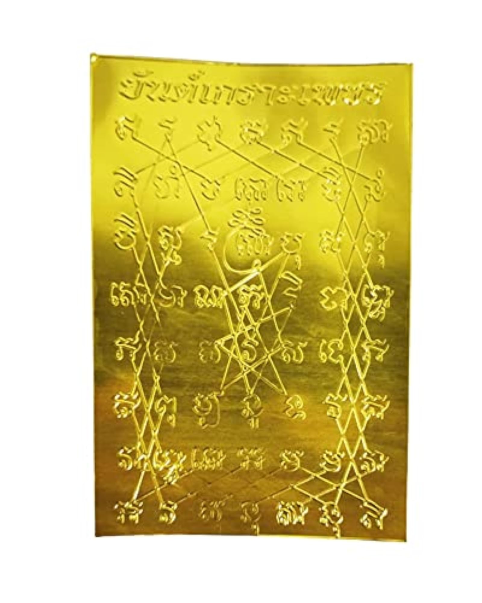 Miracle Phra LP Tanjai Buddha Gold Pendant Amulet for Protection