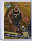 2023-24 Trading Card Chrome University Gold Refractors #91 Nimari Burnett