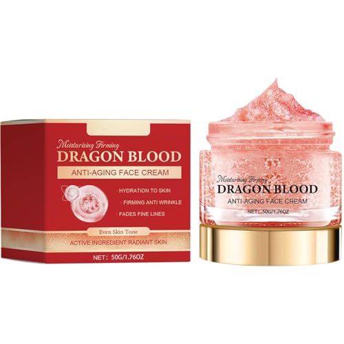 Dragon's Blood Cream, Retinol Placenta Dragon's Blood Creams, Moisturizing Cream, Makes The Skin Firm, Plump, Smooth, Moisturizing, Suitable for Women's Skin Care