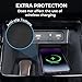 Katorn Wireless Charging Protective Mat for KIA Sorento 2026 2025 2024 2023 2022 2021, Center Console Interior Accessories Silicone Anti-Slip Wireless Charger Cover Pad for 2021-2026 Sorento, Black