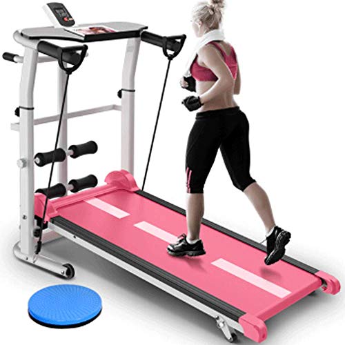 Image of Household Mini Treadmill Foldable Multifunctional Silent Fitness Equipment Small Simple Treadmill Walking Machine