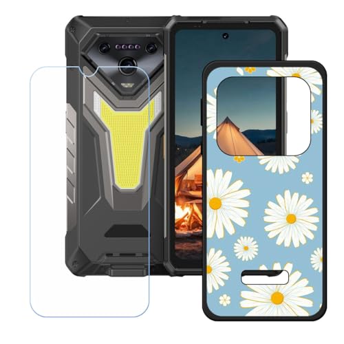 CongJiaLingXi�P�[�X �K�p���� Ulefone Armor 34 Pro+ (6.95") + �����K���X�X�N���[���ی�t�B���� �A���ȃ\�t�g�V���R���P�[�X�ی�TPU�J�o�[�̃P�[�X�J�o�[ - WZ27