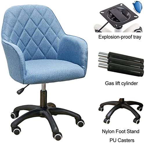 Chaise de bureau coton lin réglable pour soulager le dos LiChA - 4