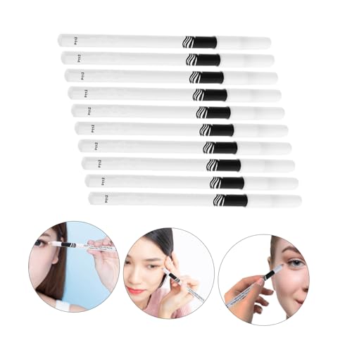 Healifty Lápiz Delineador Blanco 10 Piezas miniatura 3