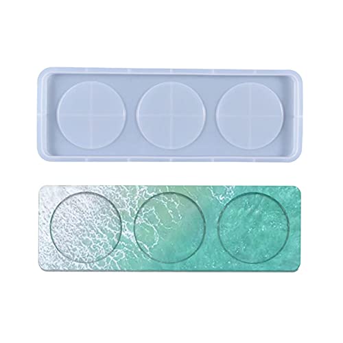 Botiniv Weinregale Silikonform, Kristall Epoxiddiy Epoxidharzkleber Glashalterform, für Weinflasche Wein Glasschale Untersetzer Cover