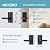 WiFi keypad Door Lock with Handle: NUTOMO keyless Entry doorlock deadbolt with Handle Set,Fingerprint Smart Lock for Front Door,Smart Electronic Deadbolt with Alexa/Bluetooth/App Control Black