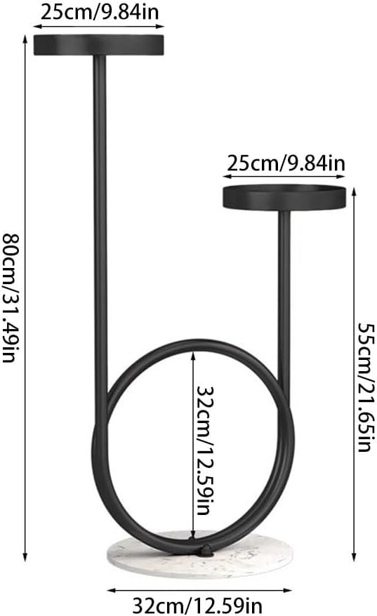 Tiered Plant Stand Indoor Balcony Simple Flower Stand Living Room Falling Flower Pot Stand Green Radish Display Rack Outdoor Plant Stands For Patio(B)