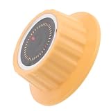 NUOBESTY Manopola Timer da Cucina in Plastico Arancia Regolazione Manuale Efficiente e Design a Scatto Rapido per Cucine e Armadietti