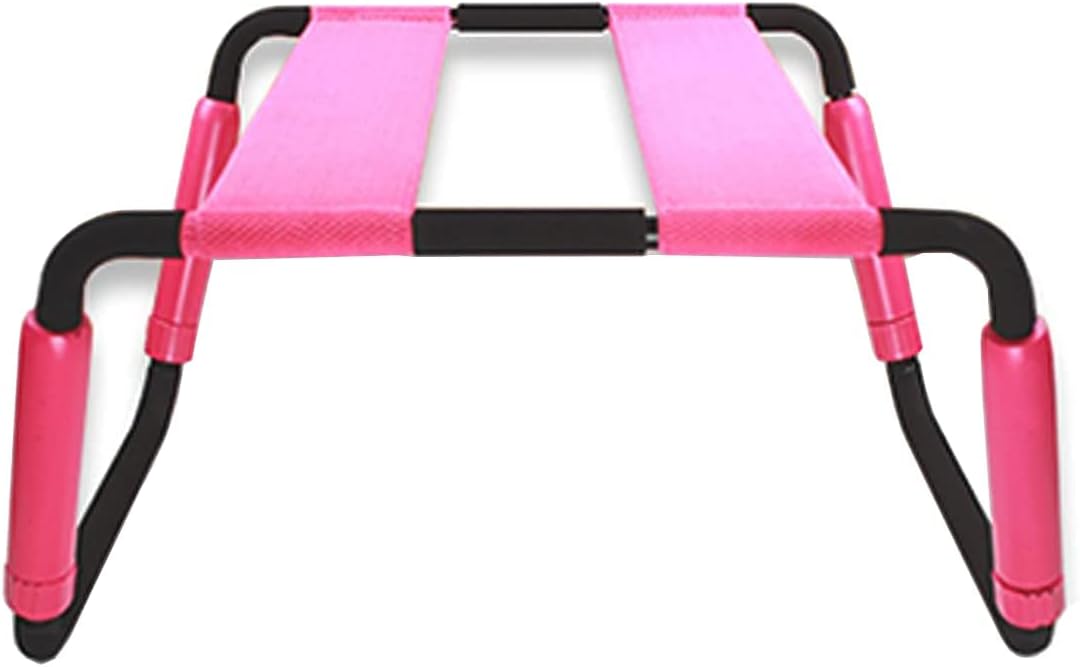 titivate Adjustable Folding Chair Portable Position Assist Chair Couples Stool Detachable Stool Elastic Furniture for Bedroom Bathroom Bear Weight up to 300 pounds