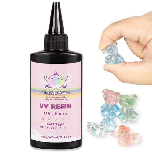 Clear UV Resin Soft Type 65ml 65g 2.3oz
