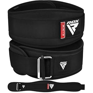RDX 6.5” Gewichthebergürtel, Auto-Lock Trainingsgürtel, Krafttraining Powerlifting Fitness Bodybuilding Gürtel, Gewichtheben Gepolstert Gym Weight Lifting Belt, Männer Damen Kreuzheben Workout