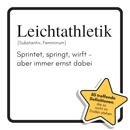 Leichtathletik: Sprintet, springt, wirft – aber immer ernst dabei. Das lustige Geschenkbuch für Mann, Frau, Kollege, Freund zu Geburtstag, Weihnachten