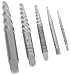 Irwin 53535 Hanson 5-Piece Spiral Flute Screw Extractor Set (EX-1 to EX-5)