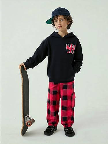 Boys Clothes Long Sleeve Hooded Sweatshirt Top Camouflage Sweatpants Fall Winter Kid Outfits Set 6-14T