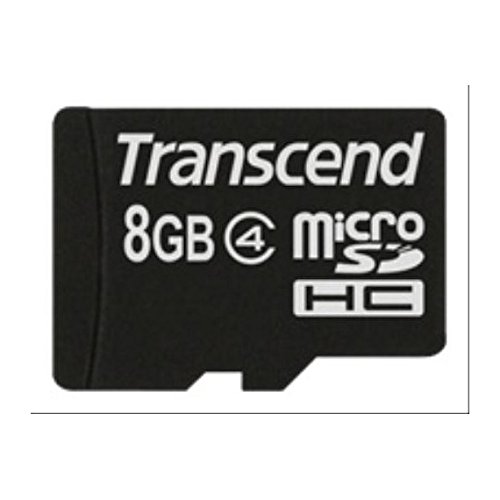 Preisvergleich Produktbild SD microSD Card 8GB Transcend SDHC Class4 (ohne Adpater)