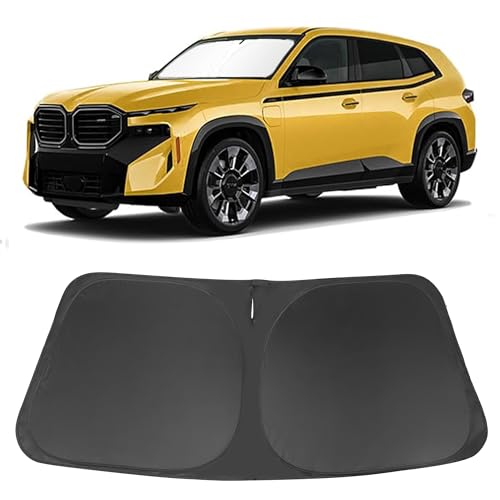 Image of Windshield Sun Shade Custom Fit for 2025 2026 BMW X3 Accessories Foldable Sunshade Sun Blocker Protect Car from Sun Rays & Heat Damage Keep Car Cooler