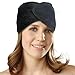 DONNA Deluxe Foam Mesh Wrap with Vitamin E, Head Wraps for Black Women, Hair Wrap for Sleep, Hair Nets for Sleeping, Mesh Hair Wrap, Silk Head Wrap, Black Color 1pc