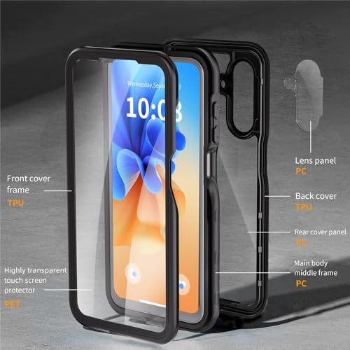 Coque Samsung Galaxy A35 5G silicone rigide noir protection complete - 6